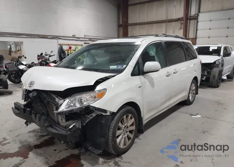 2016 Toyota Sienna Xle Premium 7 Passenger z USA, uszkodzony, nr VIN 5TDDK3DC5GS134432